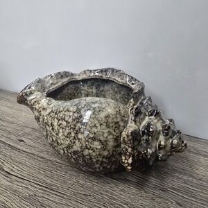 Beswick Pottery Ceramic Conch Shell Planter Stamped 1126 Sea Beach Beach house